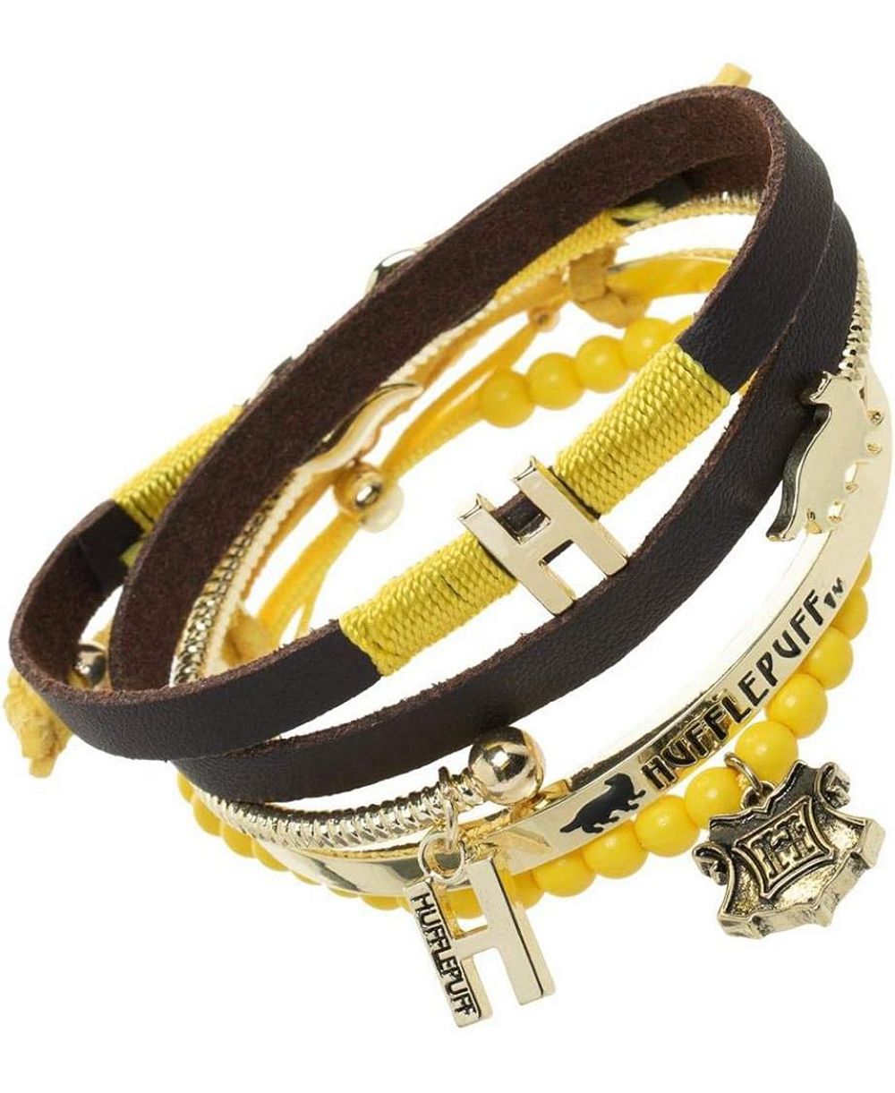 Harry Potter Hufflepuff Friendship Bracelet Gift Set - 4 Pack