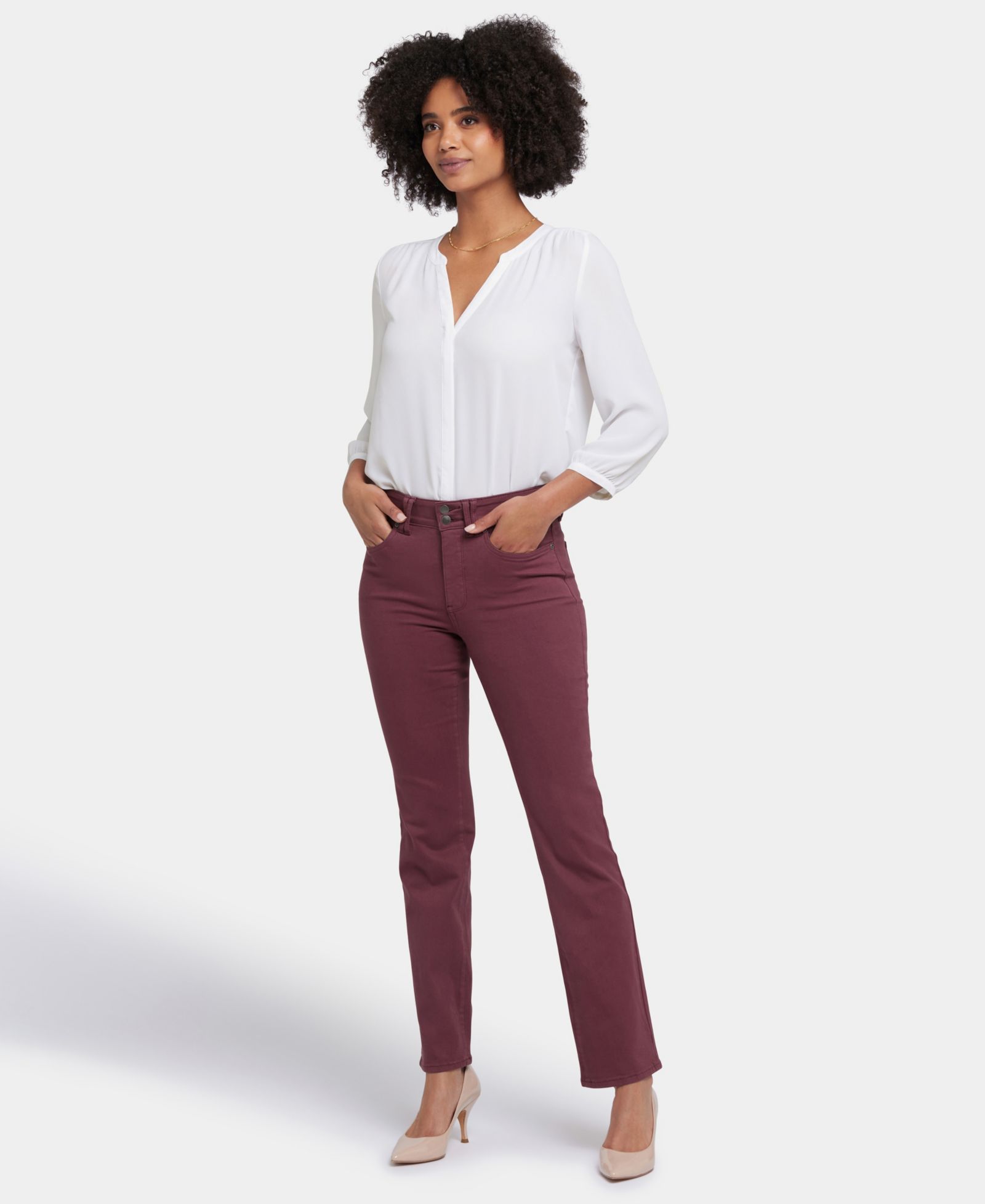 Женские джинсы NYDJ High Rise Marilyn Straight