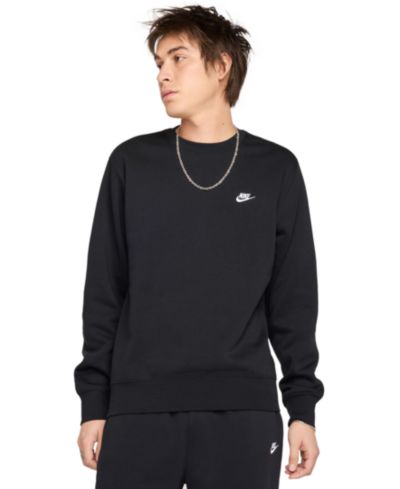 Nike Мужской флисовый свитшот с логотипом Pullover Fleece Crewneck