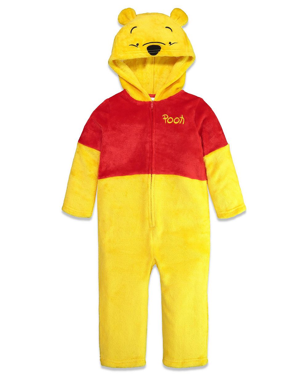 Winnie the Pooh Детский комбинезон для мальчиков (2T-4T) с капюшоном, косплей
