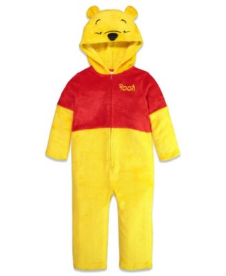 Winnie the Pooh Детский комбинезон для мальчиков (2T-4T) с капюшоном, косплей