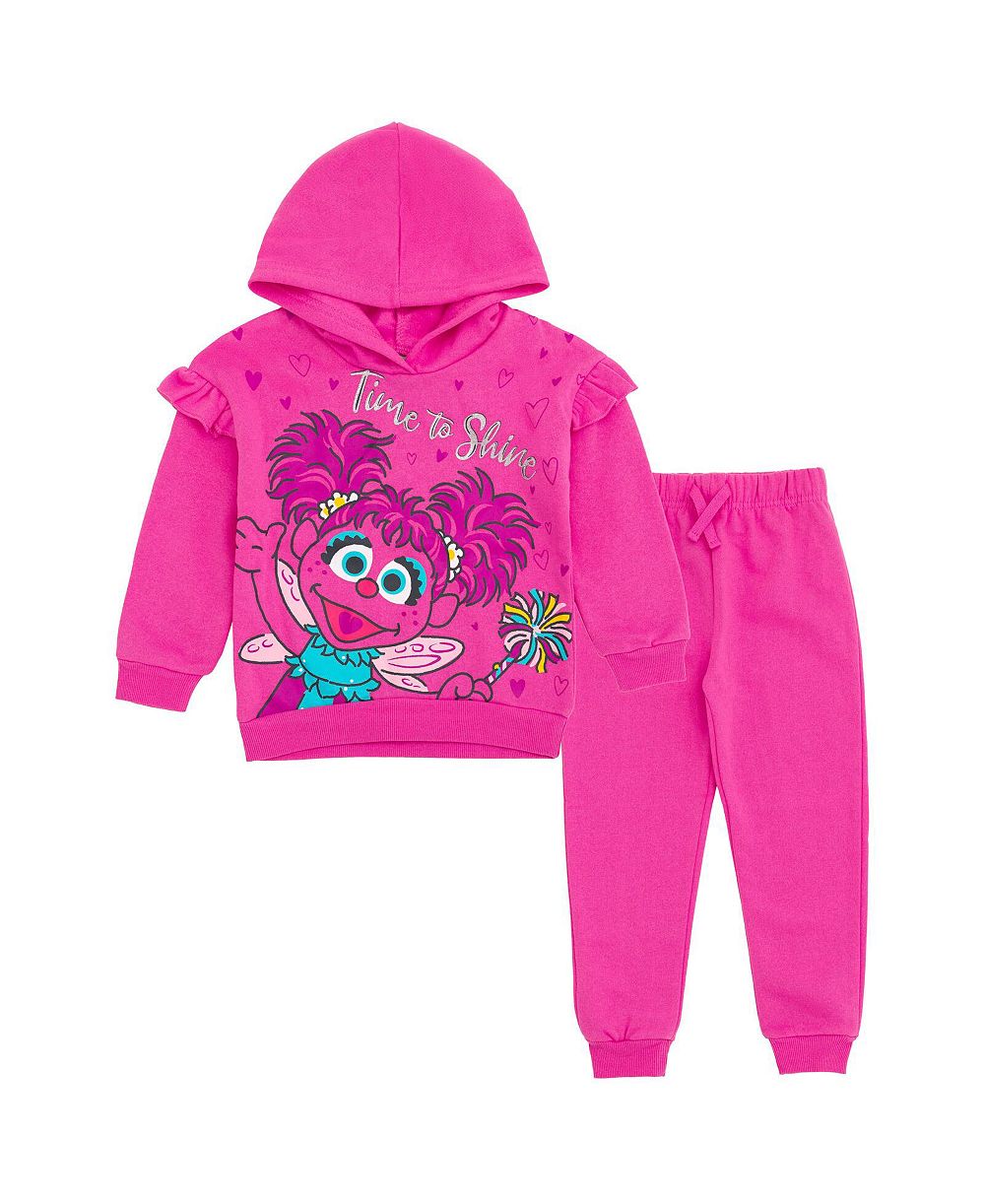 Комплект из флисового худи и брюк для девочек-малышек Sesame Street (12 месяцев - 5T)
