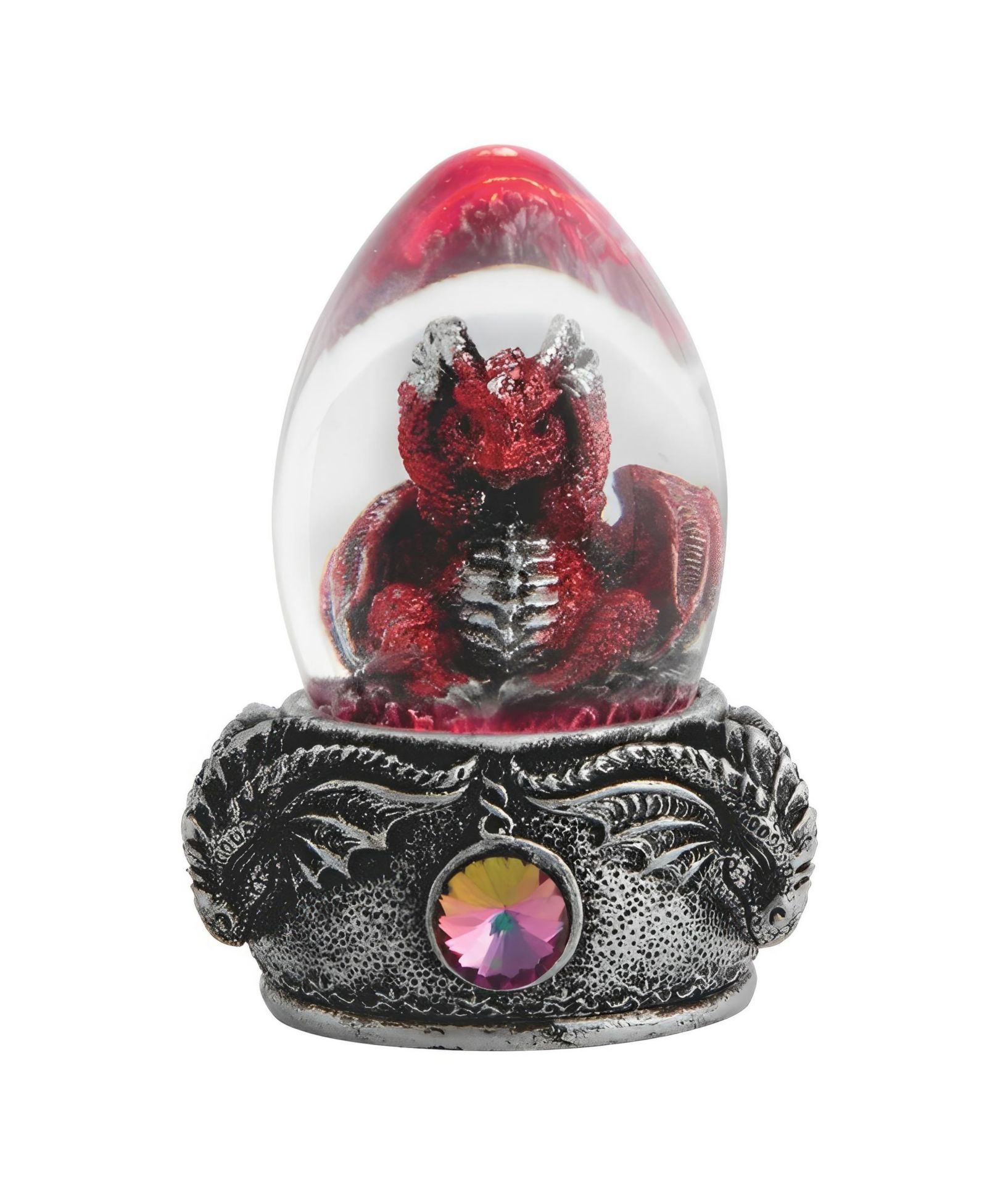 Декоративная фигурка FC Design 3.75"H LED Red Dragon in Acrylic Egg