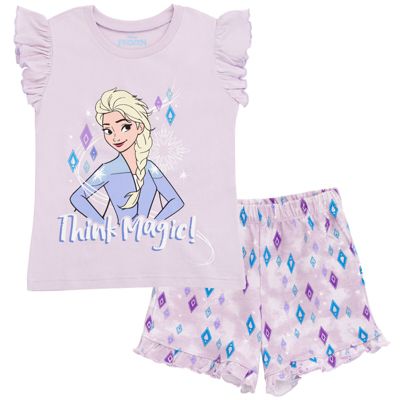Детский комплект Frozen Disney Princess Moana Belle Minnie Mouse Nightmare Before Christmas: топ и шорты
