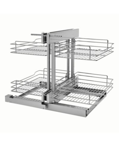 Rev-A-Shelf 15'' Pullout Blind Corner Kitchen Cabinet Organizer, 5PSP-15-CR