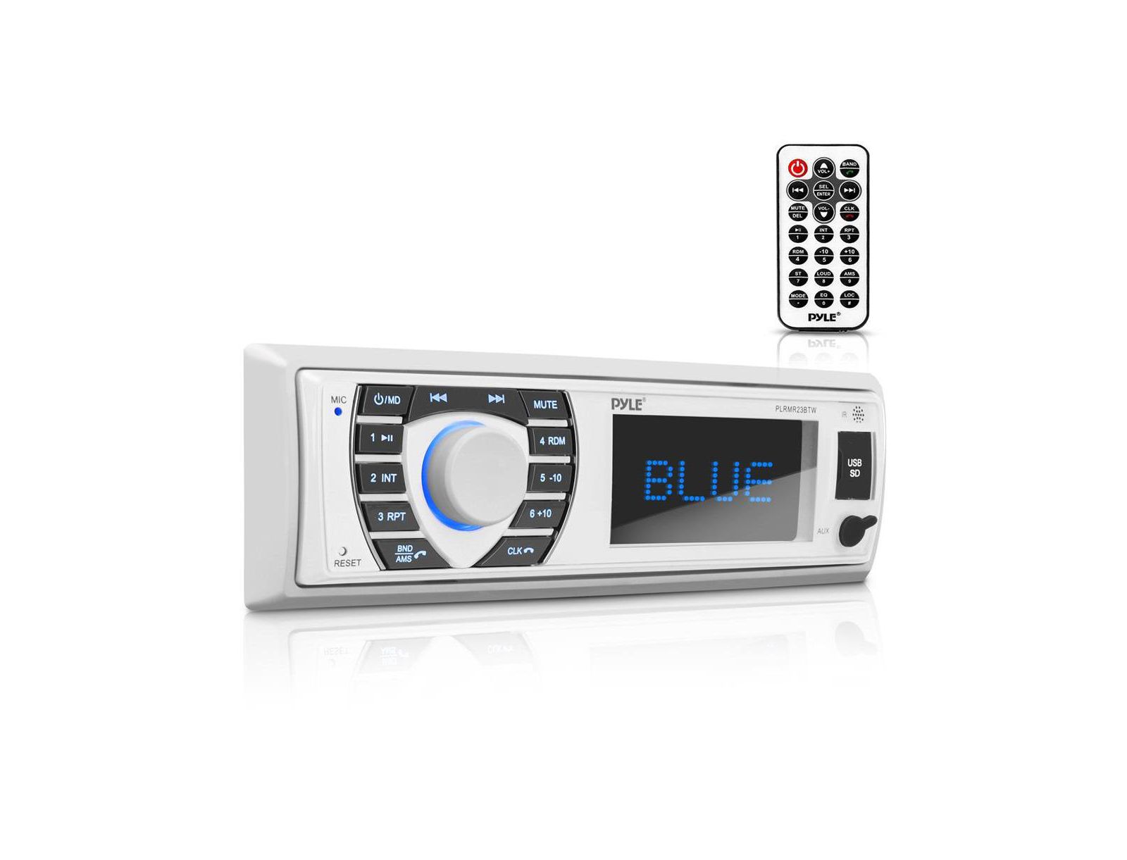 Pyle Bluetooth Remote Control MP3 Radio Receiver