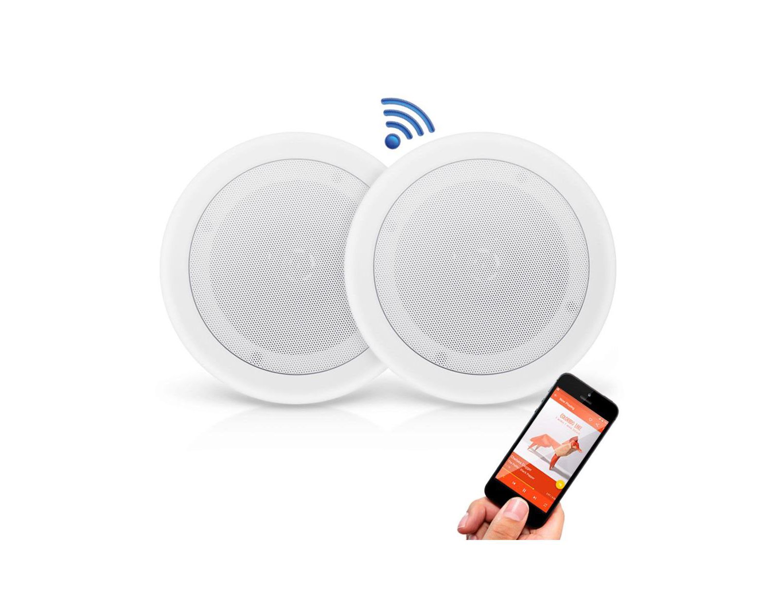 Pyle 8.0" Bluetooth Ceiling/Wall 250-Watt Speakers
