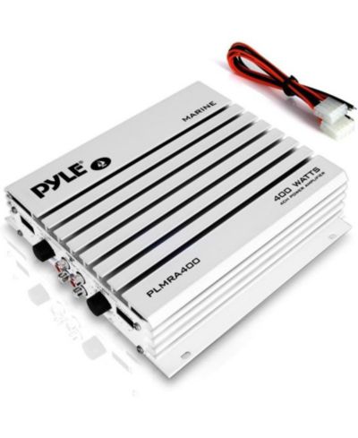 Морской усилитель Pyle 4-Ch. Elite Series Waterproof, 400 Watt, Dual MOSFET Power Supply