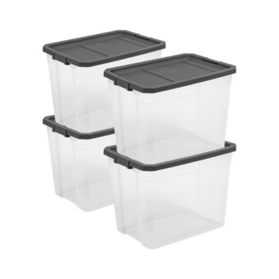 Контейнер для хранения Sterilite 108 Qt. Clear Stacker (4 Pack)