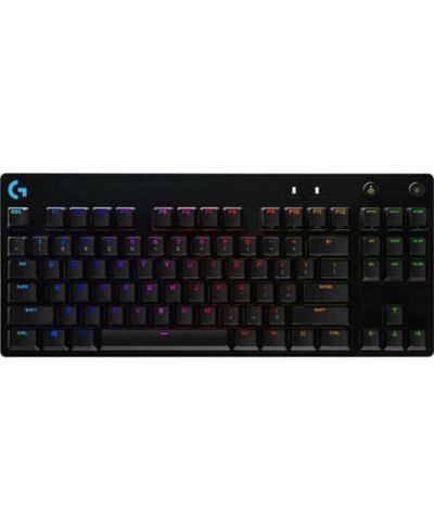 Logitech механическая игровая клавиатура G Pro Series Tenkeyless с переключателями GX Clicky