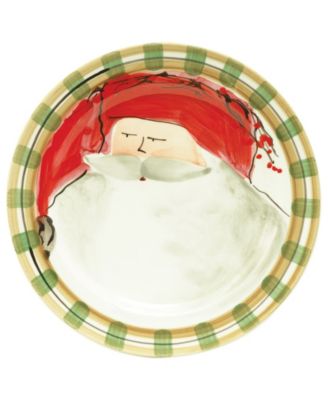 VIETRI Old St. Nick Dinner Plate