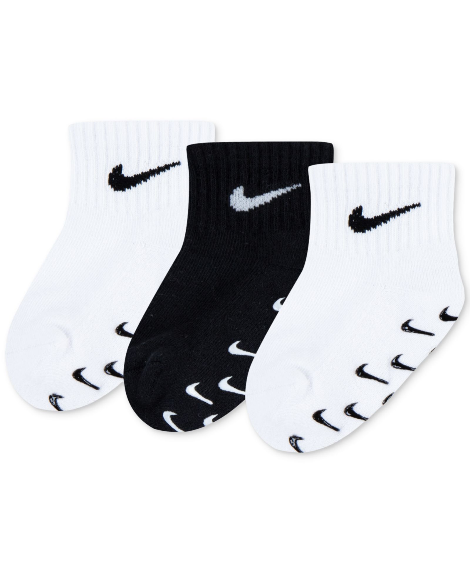 Nike Носки Nike Logo Gripper для малышей и детей, 3 шт.