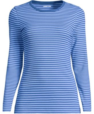 Muted cobalt/sky stripe