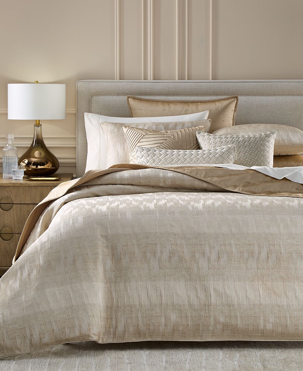 Hotel Collection Gilded Stripe Comforter Set, King, Exclusively at Macy’s