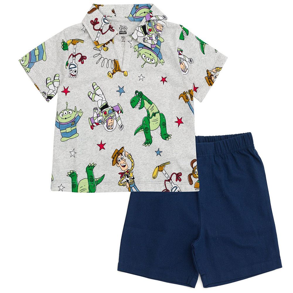 Детский комплект из поло и шорт Toy Story