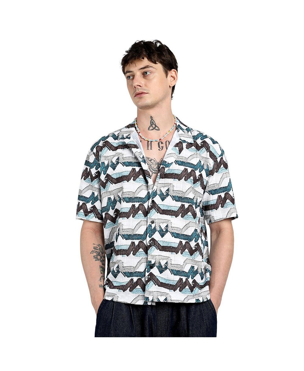 Multitrack Striped Oversized Shirt