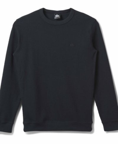 Quiksilver Men's Flanders Waffle Crew Long Sleeve Shirt
