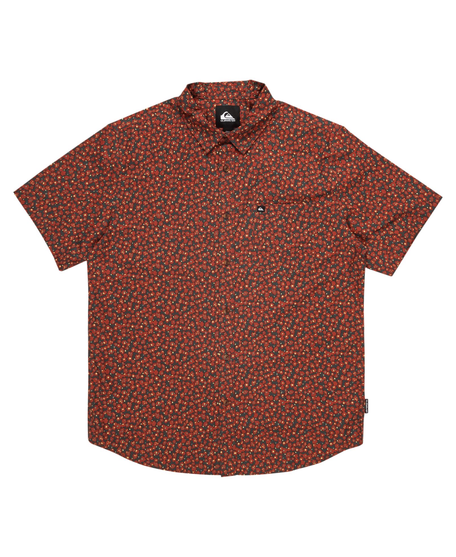 Quiksilver Мужская рубашка Apero Classic с коротким рукавом