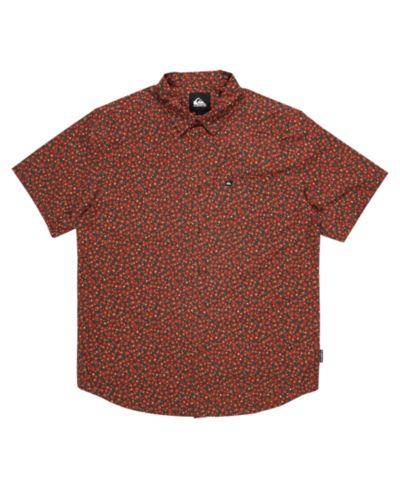 Quiksilver Мужская рубашка Apero Classic с коротким рукавом