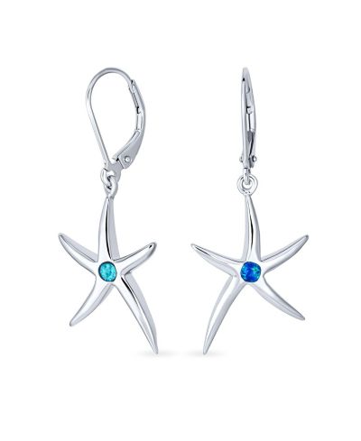 Bling Jewelry серьги-подвески с отделкой из опала, стерлинговое серебро.925