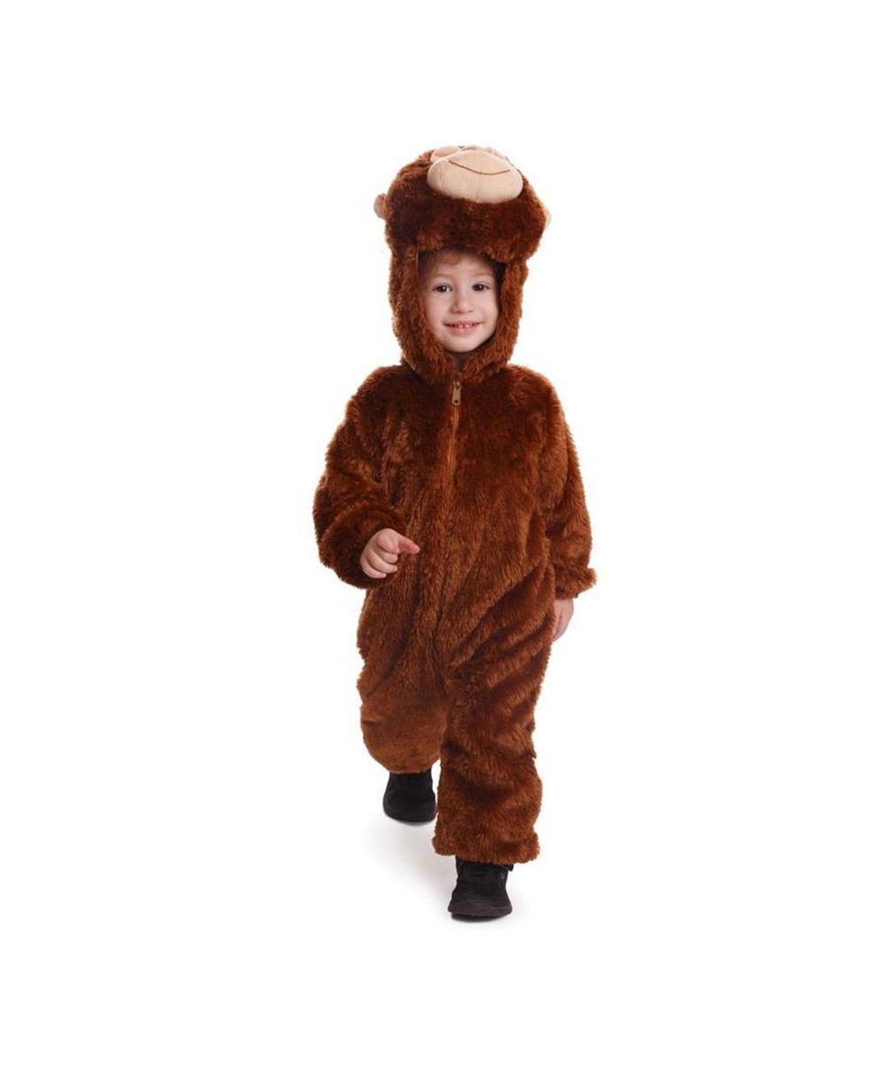 Детский костюм Dress Up America Plush Monkey Jumpsuit