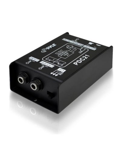 Pyle PDC21 Passive DI Box 1/4" to XLR