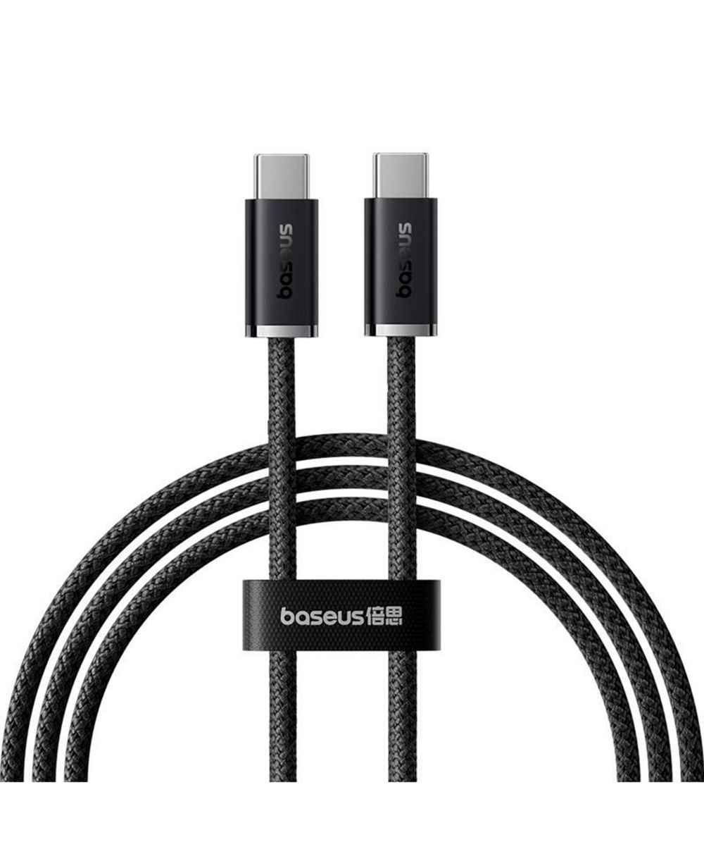 Кабель USB-C на USB-C 100W, 3ft, розовый, Baseus