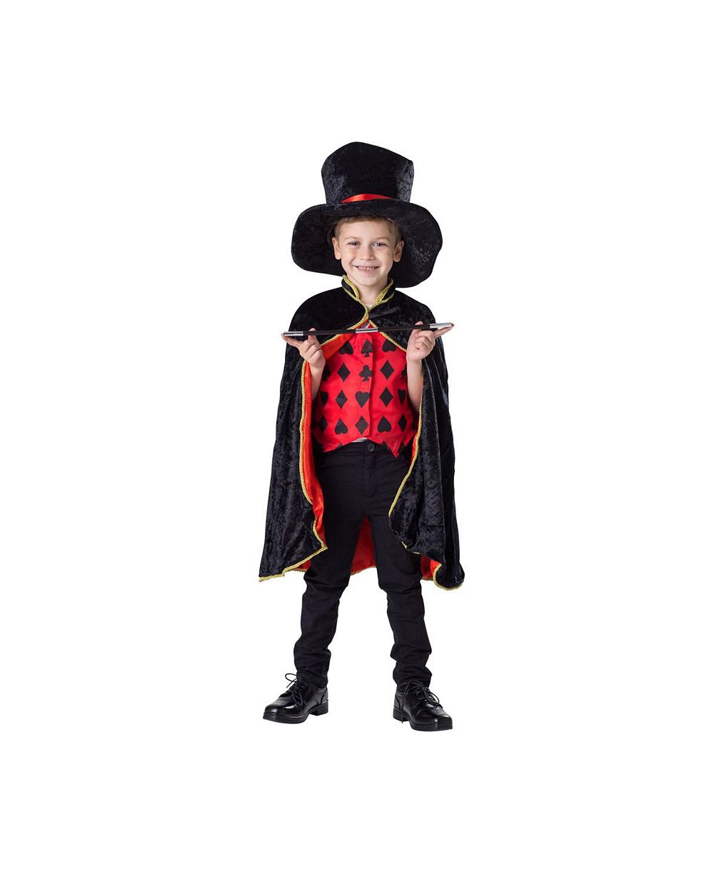 Black Velvet Magician Costume Set - Детский Boys & Girls