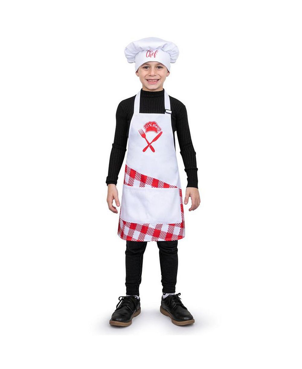 Костюм Chef Apron & Hat - Детский для мальчиков и девочек