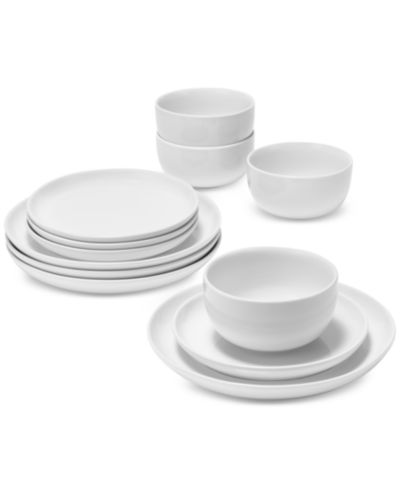The Cellar James Low Coupe 12 Pc. Dinnerware Set, Service for 4, Exclusively at Macy's