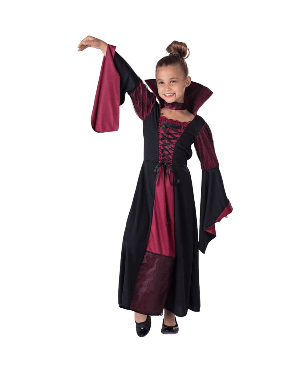 Vampiress Костюм (платье и ожерелье) для девочек