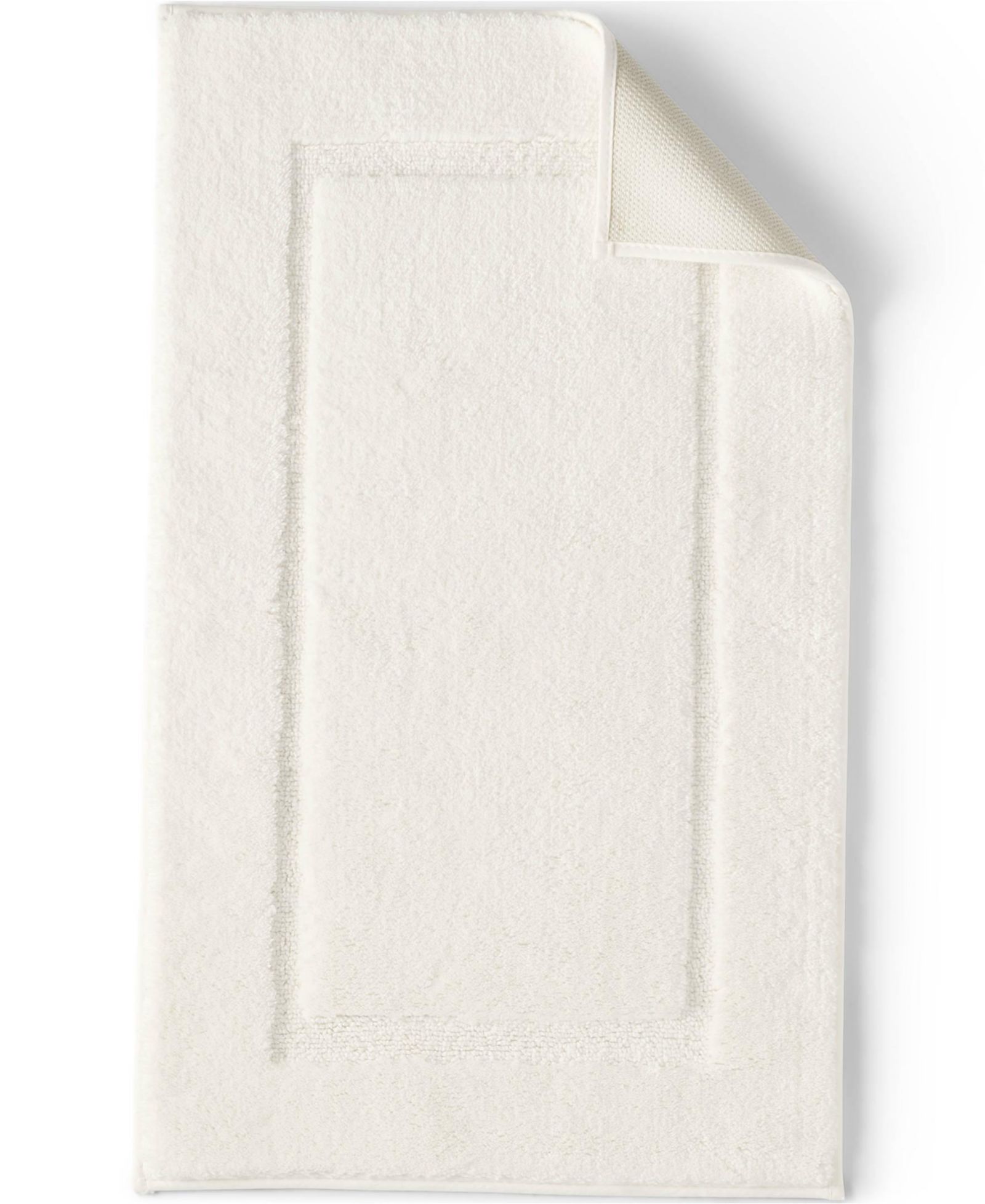 Lands' End хлопковый нескользящий большой коврик для ванной 23x39