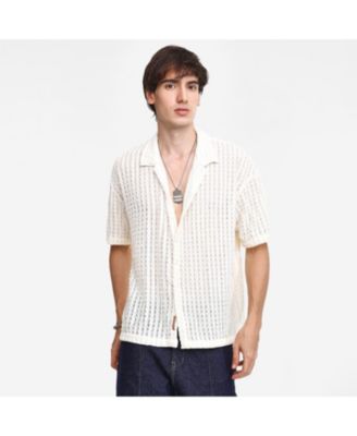 Campus Sutra Men's Polka Dot Shirt