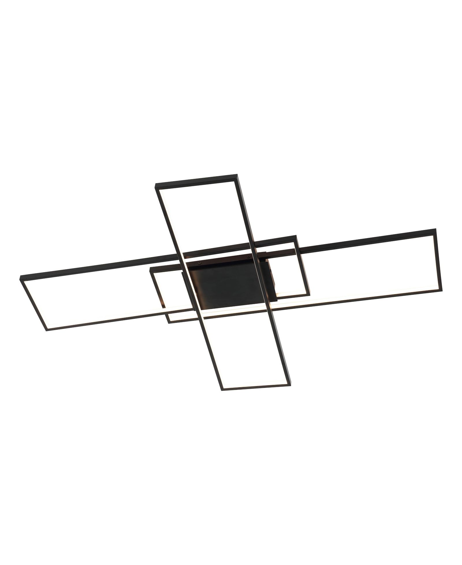 Palco Contemporary Minimalist Metal Adjustable Dimmable Geometric Integrated LED Flush Mount