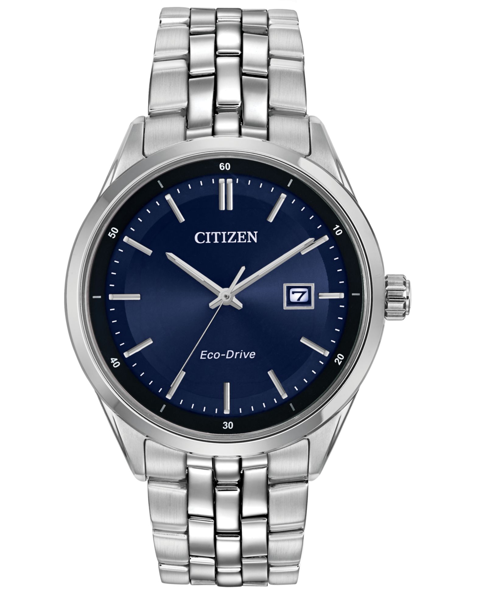 Мужские часы Citizen Eco-Drive со стальным браслетом, 41mm BM7251-53L