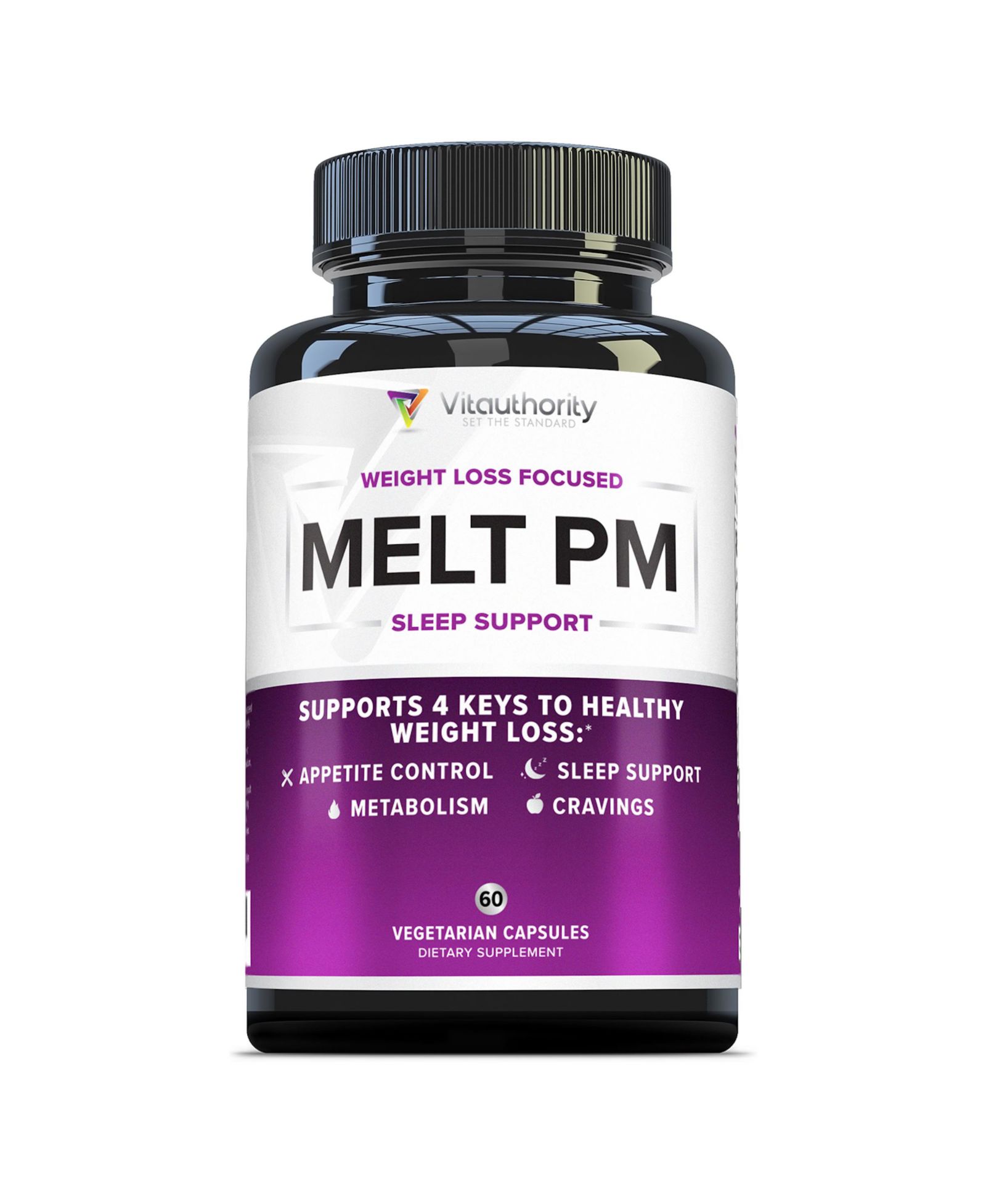 Vitauthority Melt PM Weight Loss Focused Sleep Support 60ct