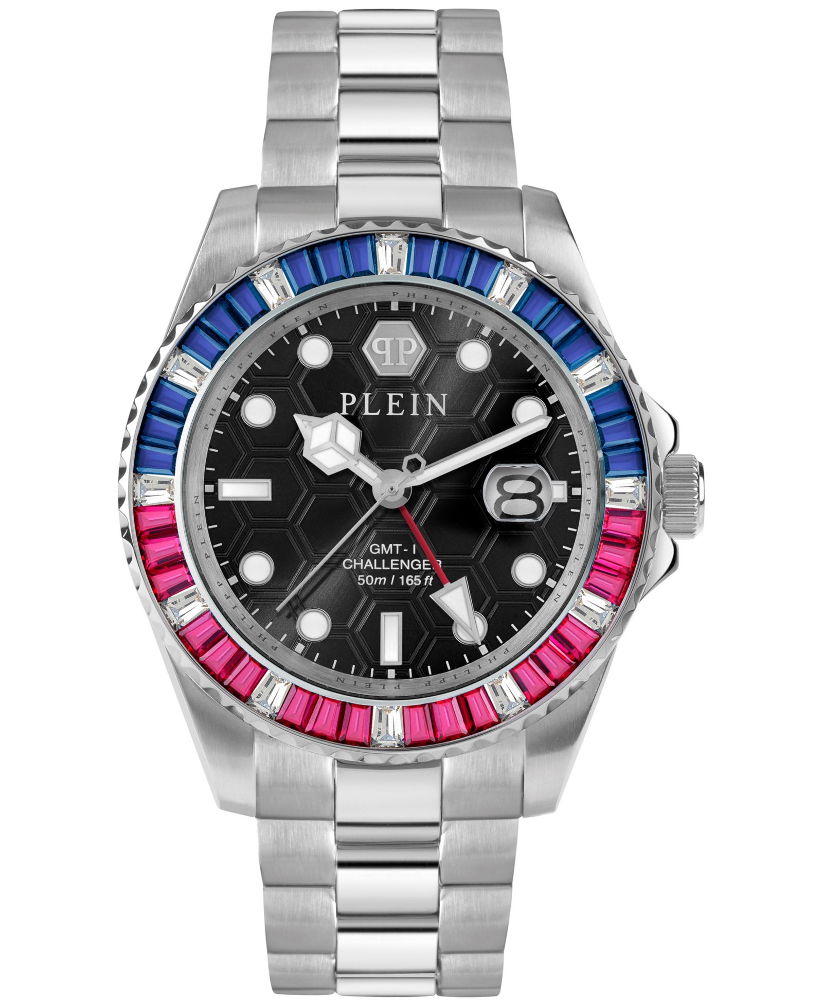 Мужские часы Philipp Plein GMT Stainless Steel 44mm