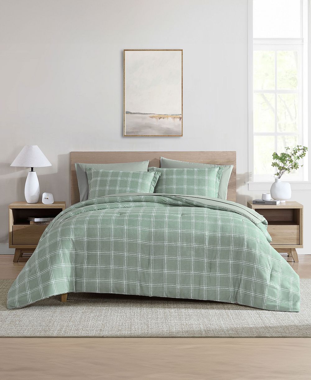 Комплект покрывал Swift Home Grid Plaid Reversible 5-Pc., Twin