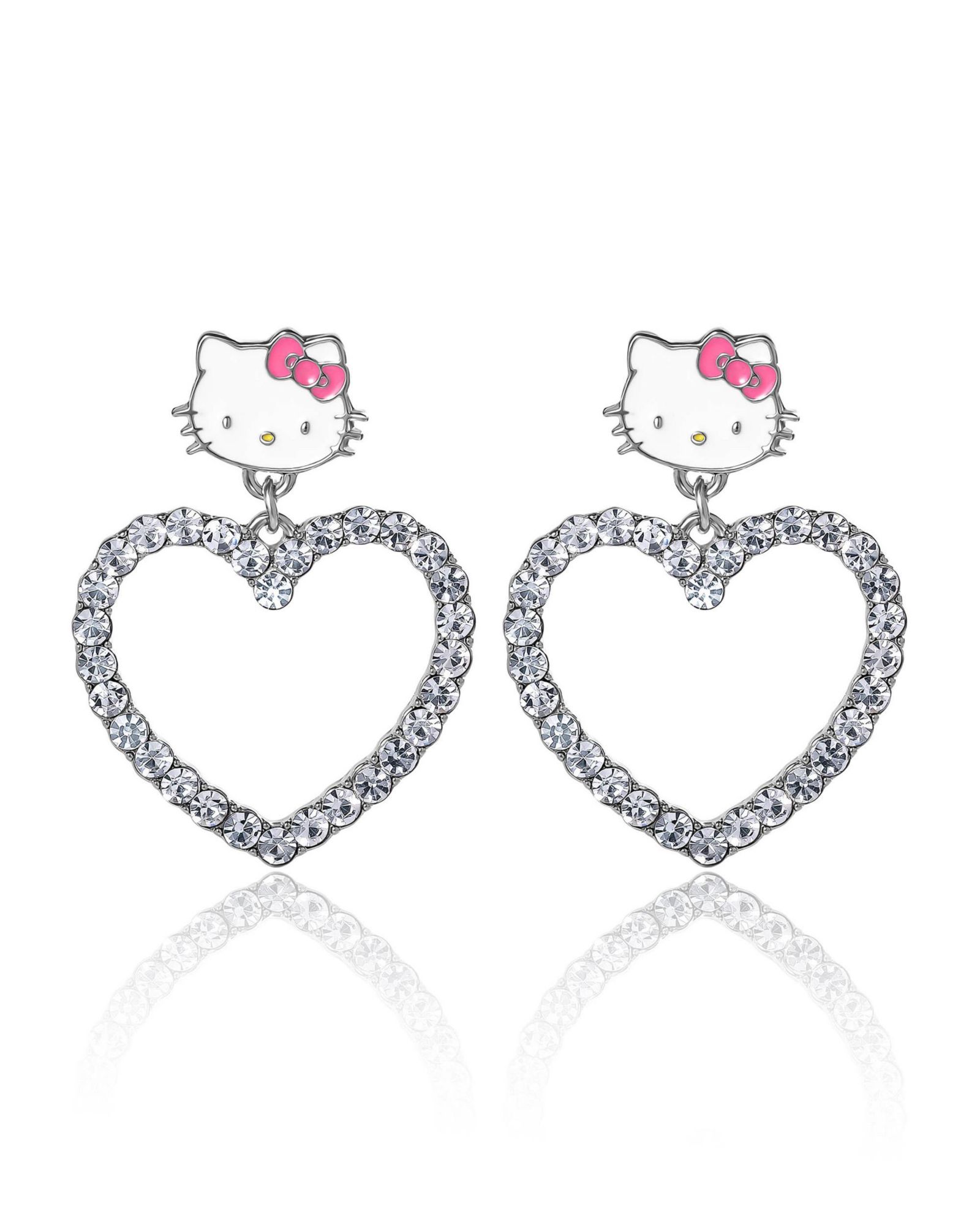 Серьги-подвески Hello Kitty Sanrio Heart