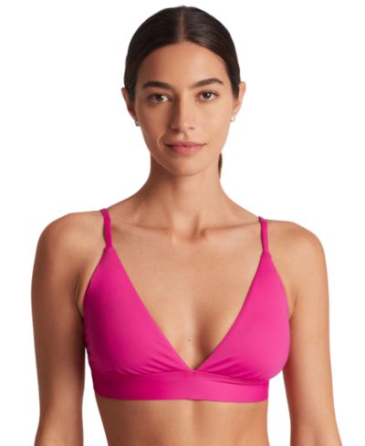 Lauren Ralph Lauren Women's Triangle V-Neck Bikini Top