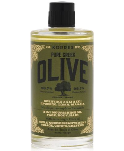 KORRES Pure Greek Olive 3-In-1 Nourishing Oil, 100 ml