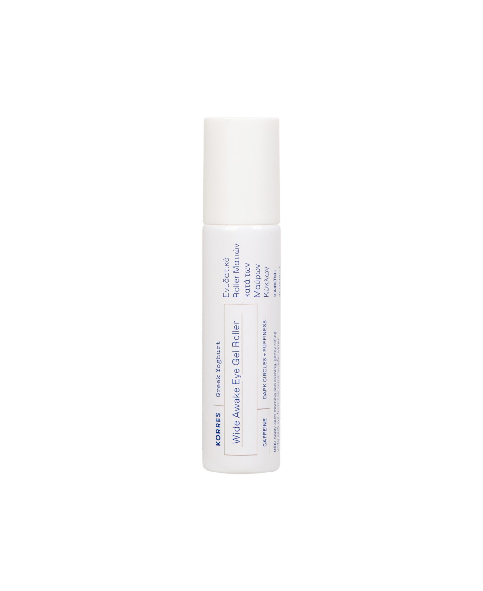 KORRES Greek Yoghurt Wide Awake Eye Gel Roller, 0.51 fl oz.