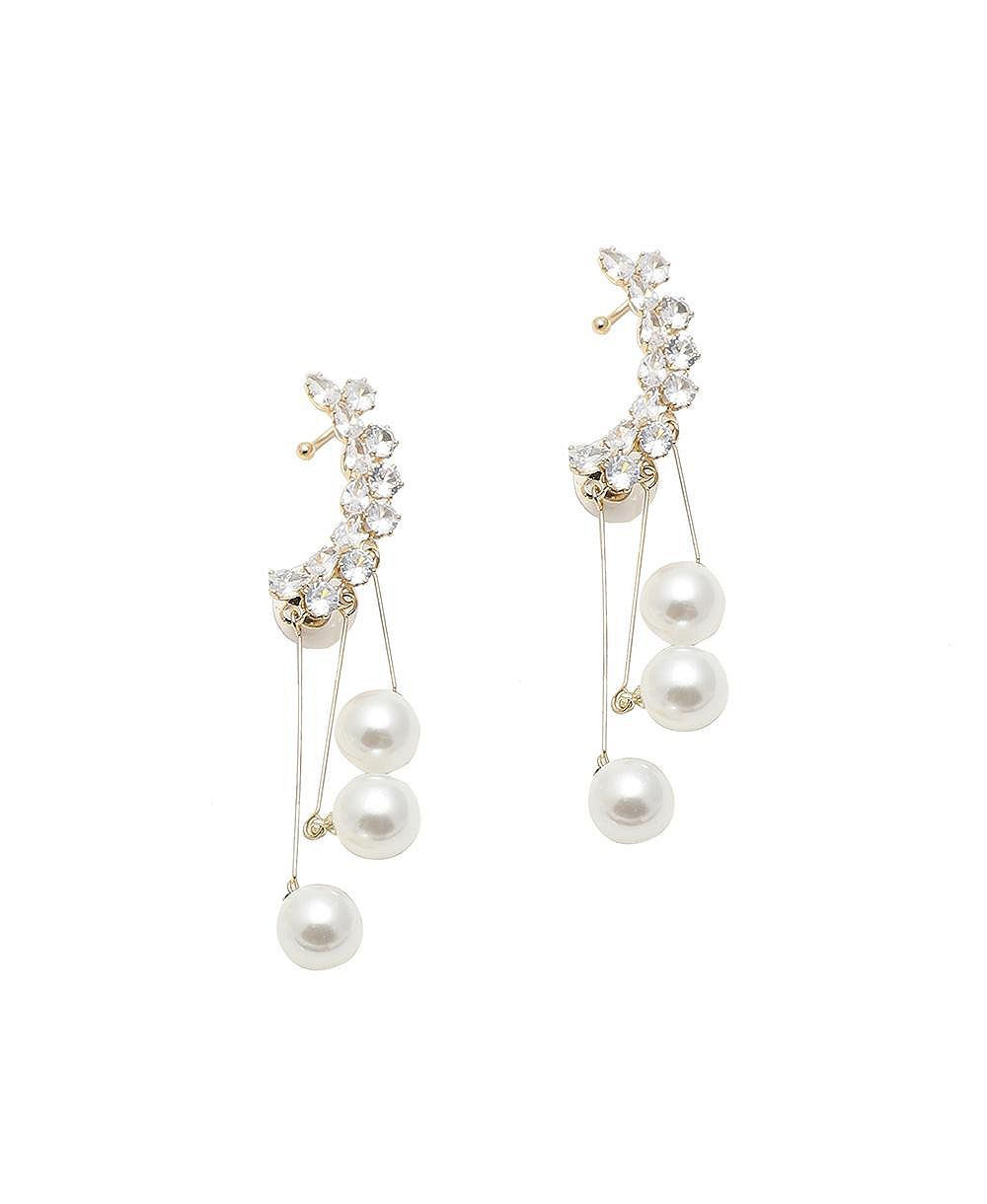 SOHI Women's Snowball Drop Earrings