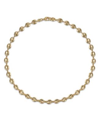 Bling Jewelry золотая цепочка-чокер с морским якорем, 6MM, 15Inch