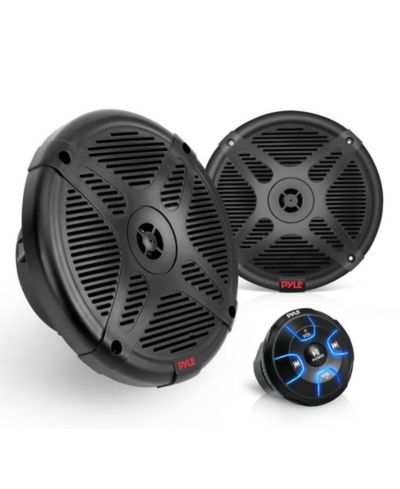 Комплект морских динамиков Pyle водонепроницаемый, 6.5", 600 Watt с Bluetooth