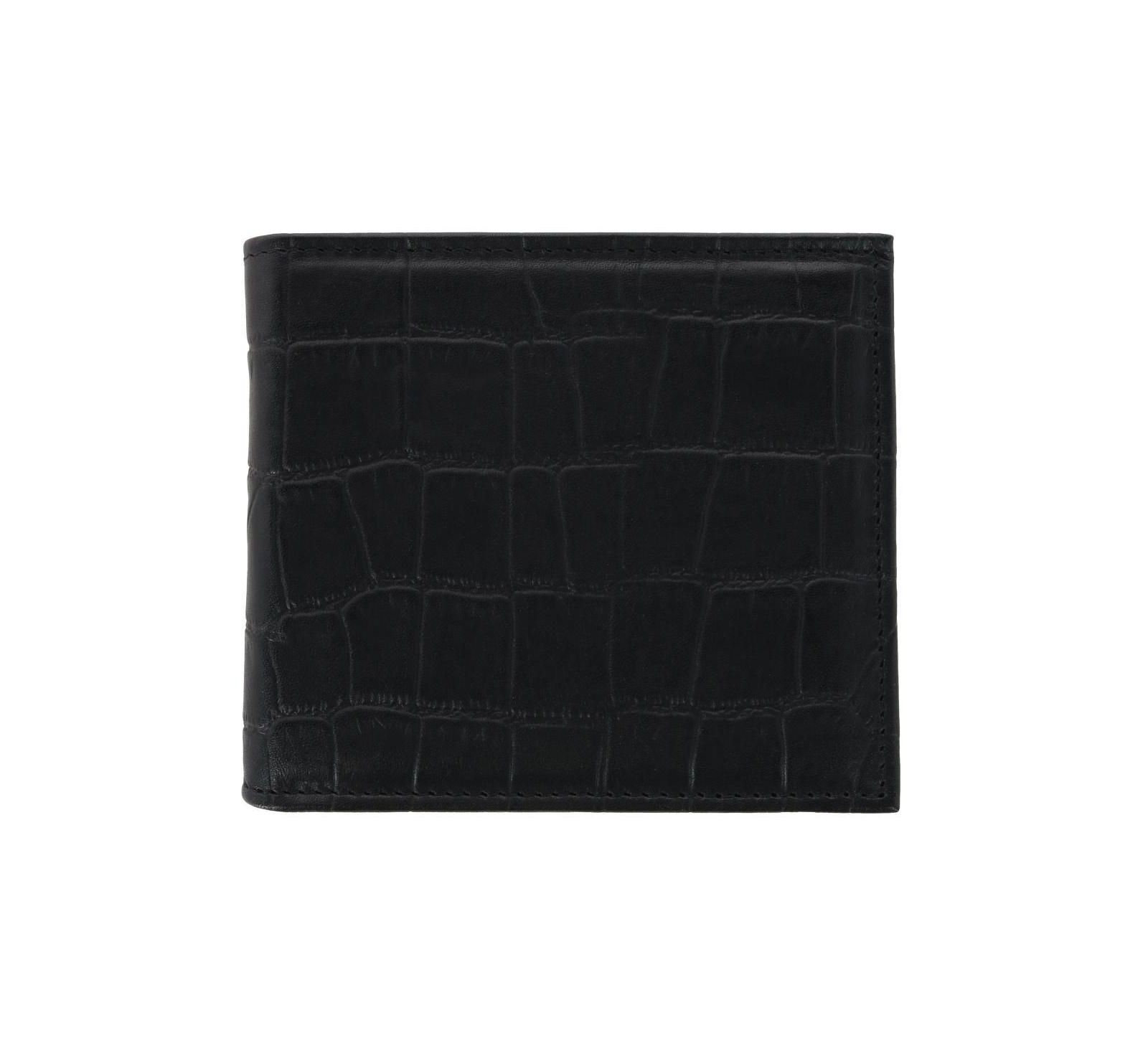 Мужской бифолд-кошелек TRAFALGAR Esteban Croco Embossed Leather на 8 отделений