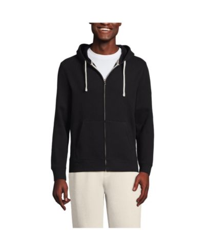 Lands' End Мужское худи с полной молнией Serious Sweats Long Sleeve