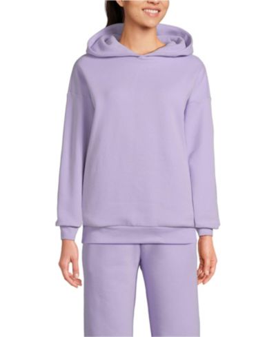Lands' End Женский оверсайз свитшот Serious Sweats с длинным рукавом