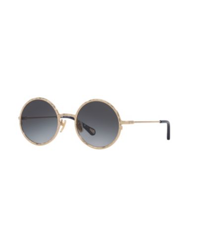 Солнцезащитные очки Chloe Women's Round Etched Metal CH0230S