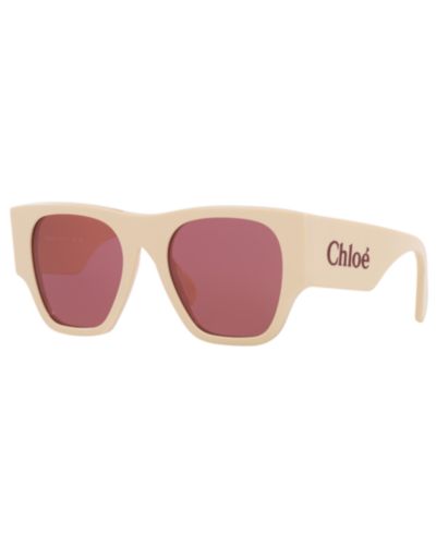 Chloe Женские прямоугольные солнцезащитные очки